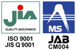 ISO9001 JIS Q 9001 JAB CM004